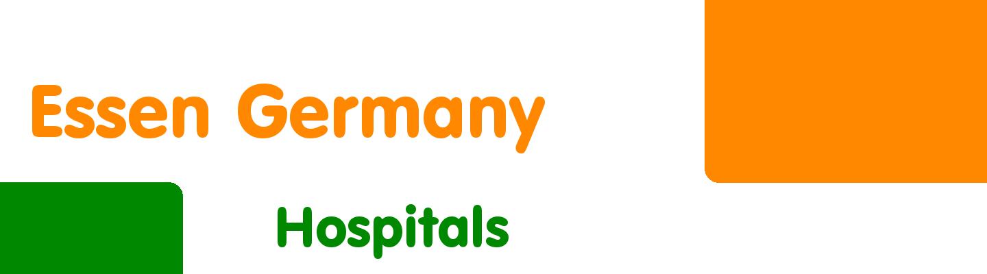 Best hospitals in Essen Germany - Rating & Reviews